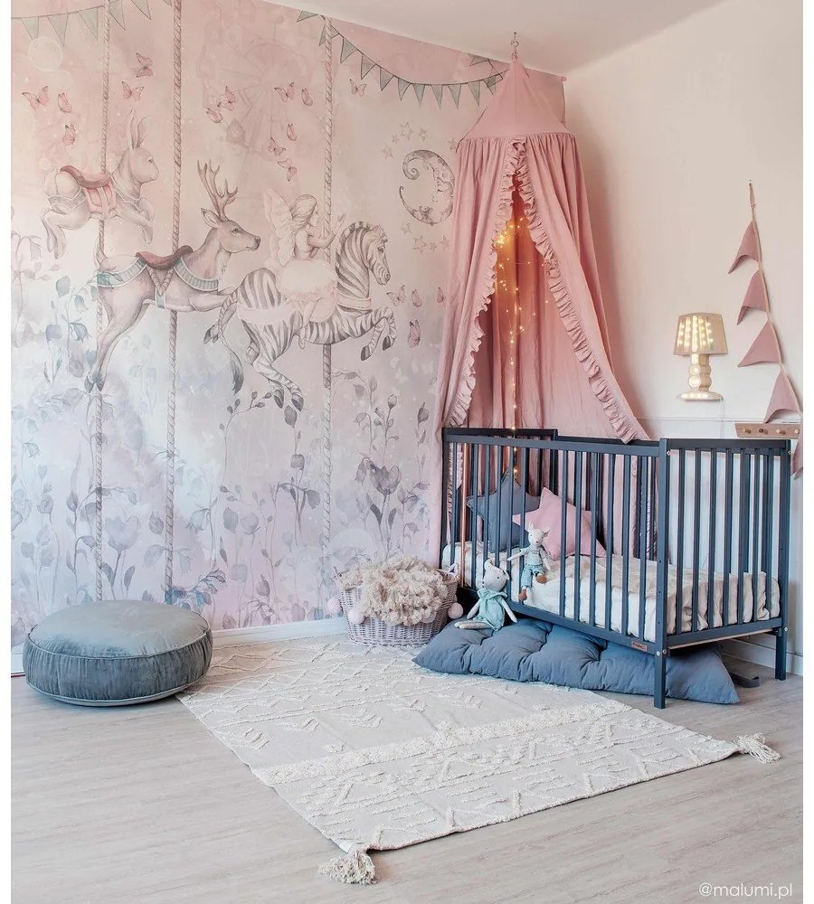 Covor alb lavabil/țesut manual din bumbac 120x160 cm Tribu Natural – Lorena Canals