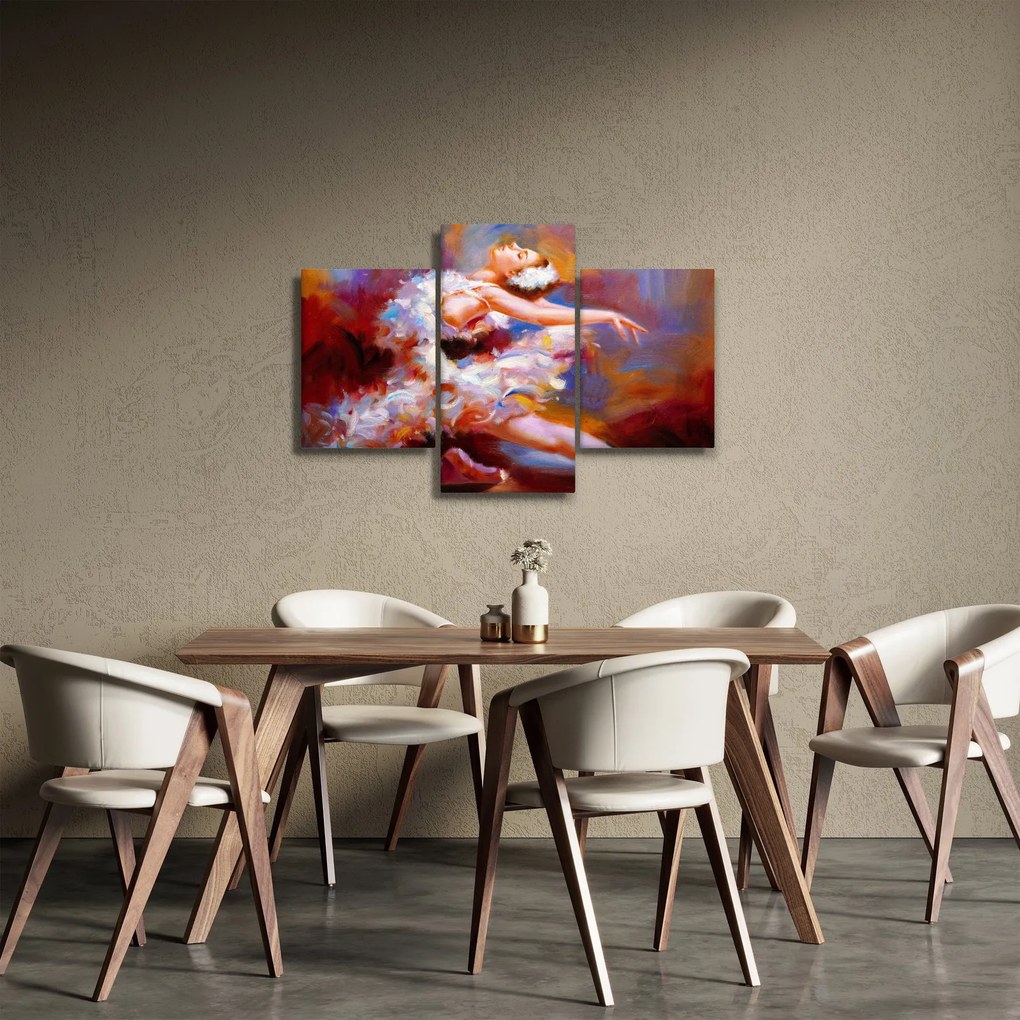 Tablou - Balerină,pictură (90x60 cm)