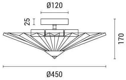 Plafonieră 5xE14/15W/230V alb