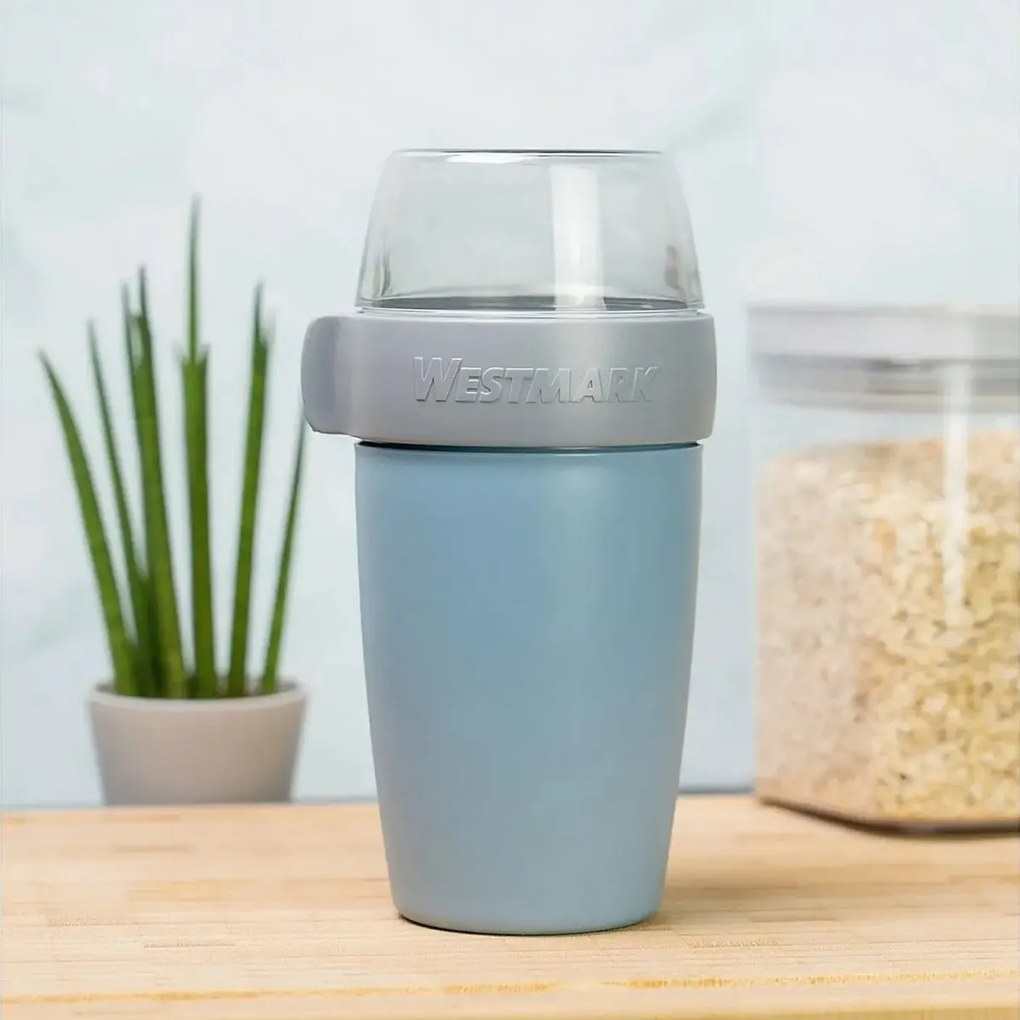 Cutie pentru gustări din două piese Westmark, 700ml, albastru, S