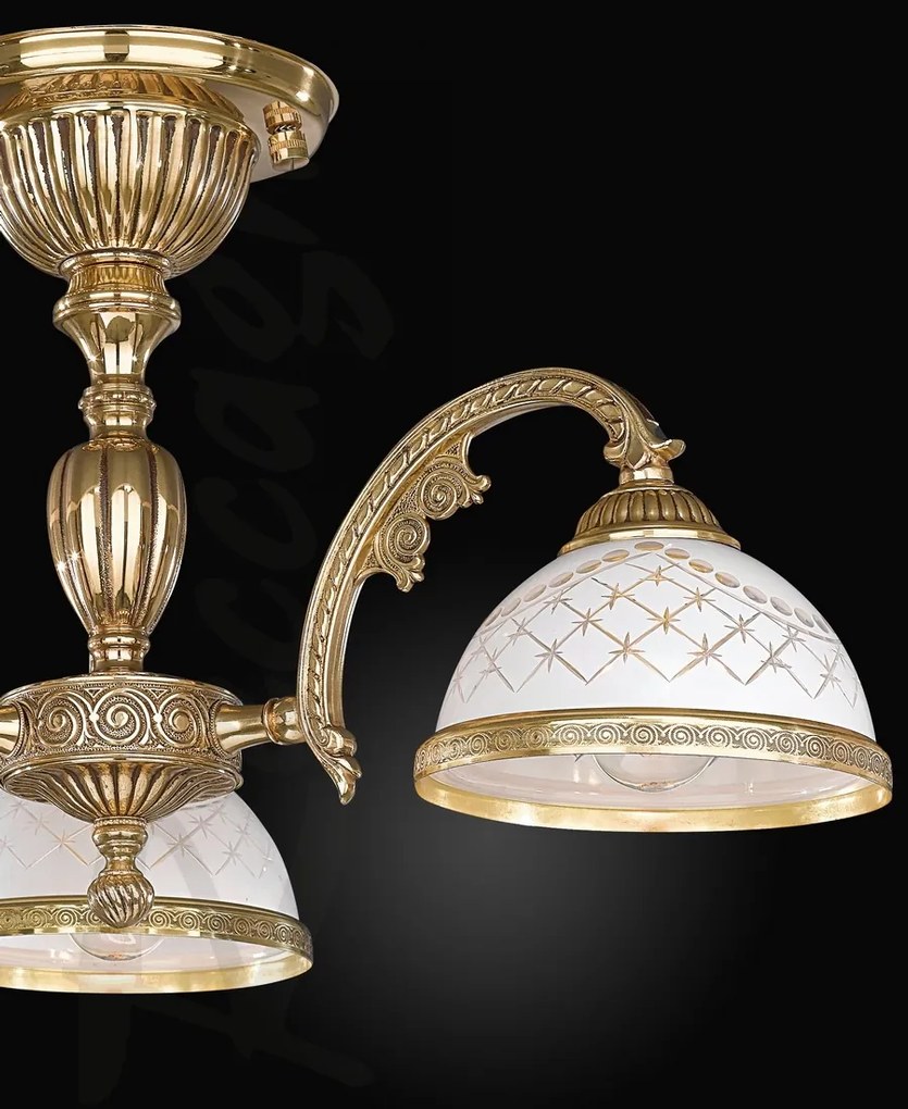 Lustra aplicata clasica cu 3 brate design italian 7102