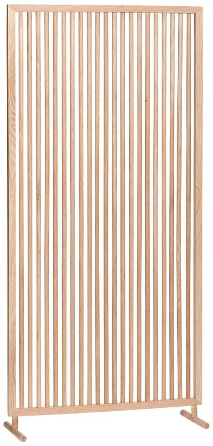 Paravan separator cameră din lemn de stejar Hübsch Divide