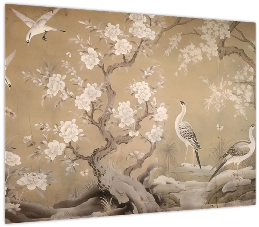 Tablou - Desen animat peisaj japonez (70x50 cm)