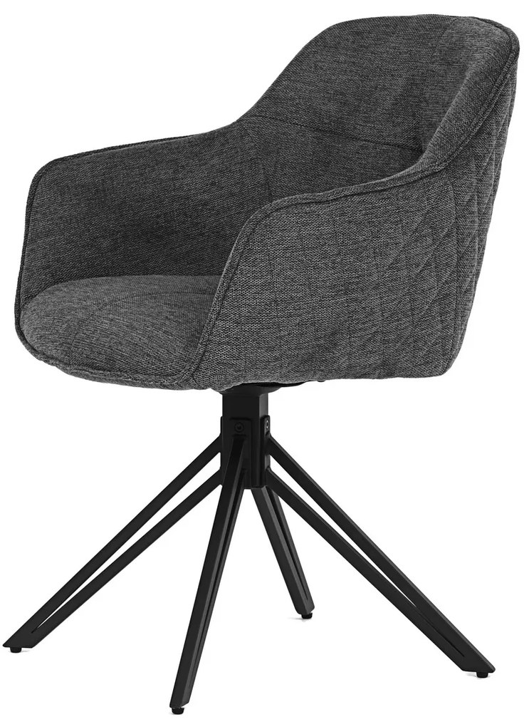 Set de scaune de sufragerie cu mecanism deîntoarcere HC-533 GREY2, 2 buc.