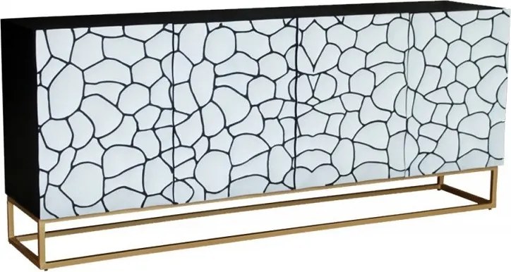 Comoda cu model mozaic 3D Vulcano 177cm