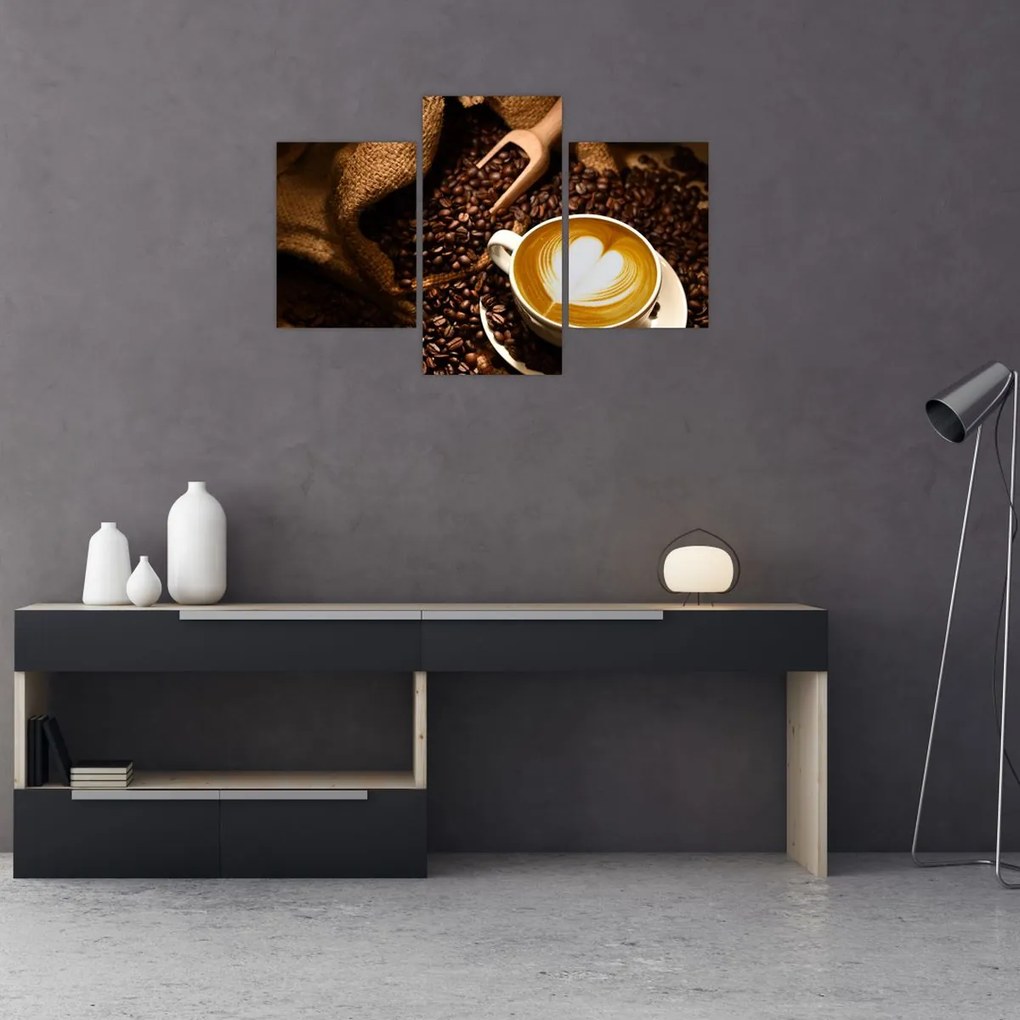 Tablou - O ceașcă de cafea (90x60 cm)