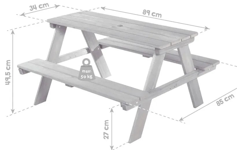 Mobilier de grădină pentru copii - Roba