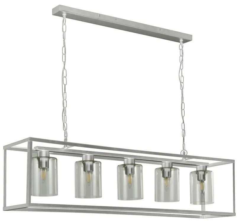 Lustra suspendata metal stil industrial decorativ Belle 5L