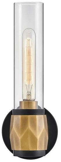 Aplică pentru baie Hinkley HK-ELLISON1-BK-HB ELLISON 1xE27/40W/230V IP44 auriu