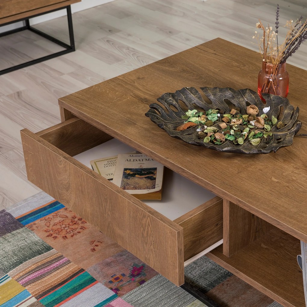 Mobilier living Lexuna 3 (Nuc + Negru). 1089138