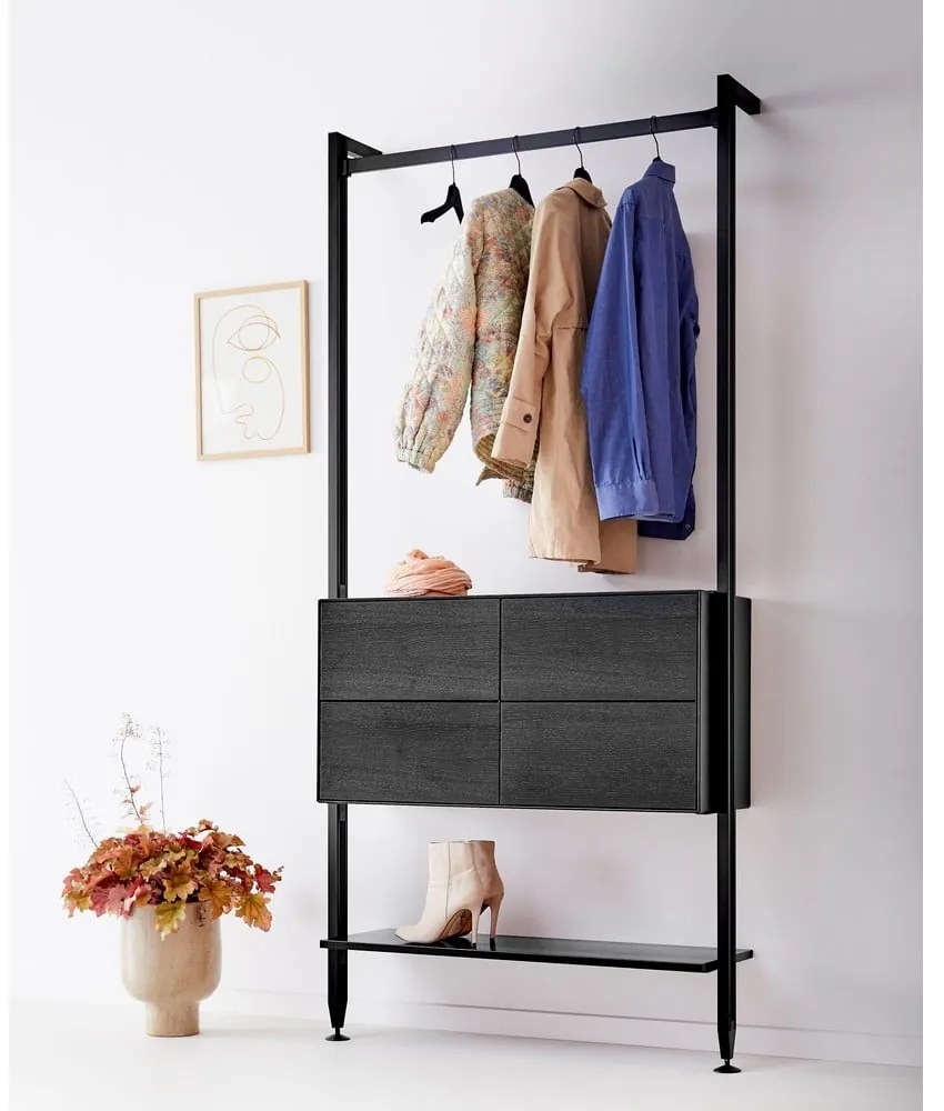 Mobilier pentru hol Edge by Hammel, negru