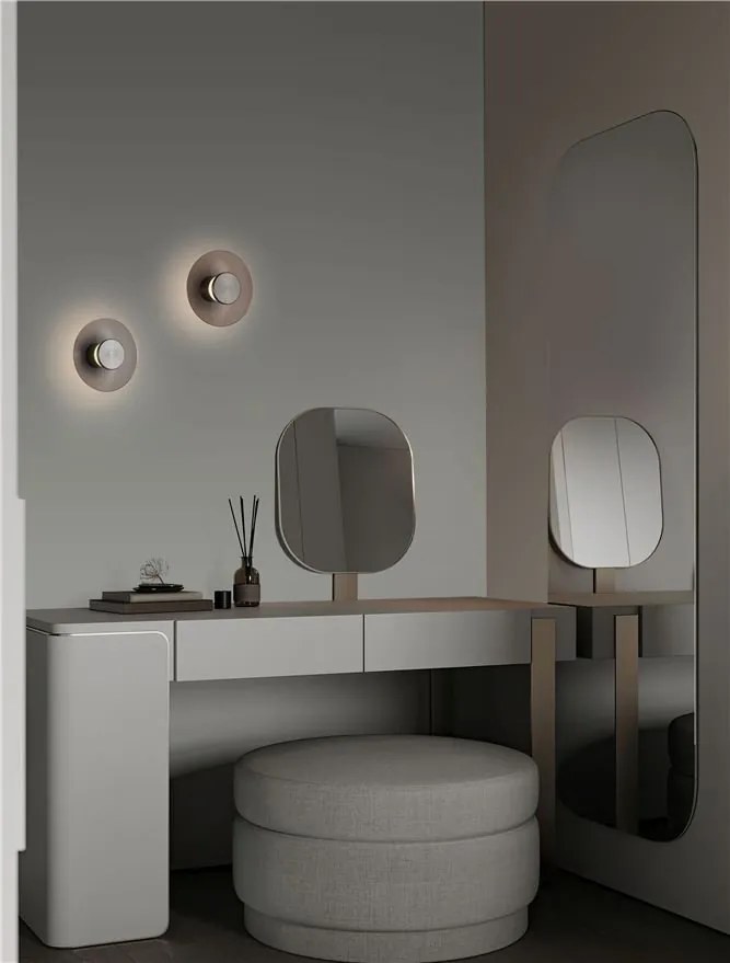 Aplica LED design ambiental Esti fumuriu 15cm