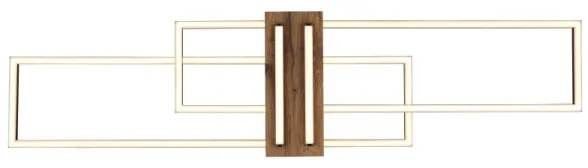 Plafonieră LED Globo 67208-40N DAKARI LED/40W/230V 3000K 25x100 cm negru