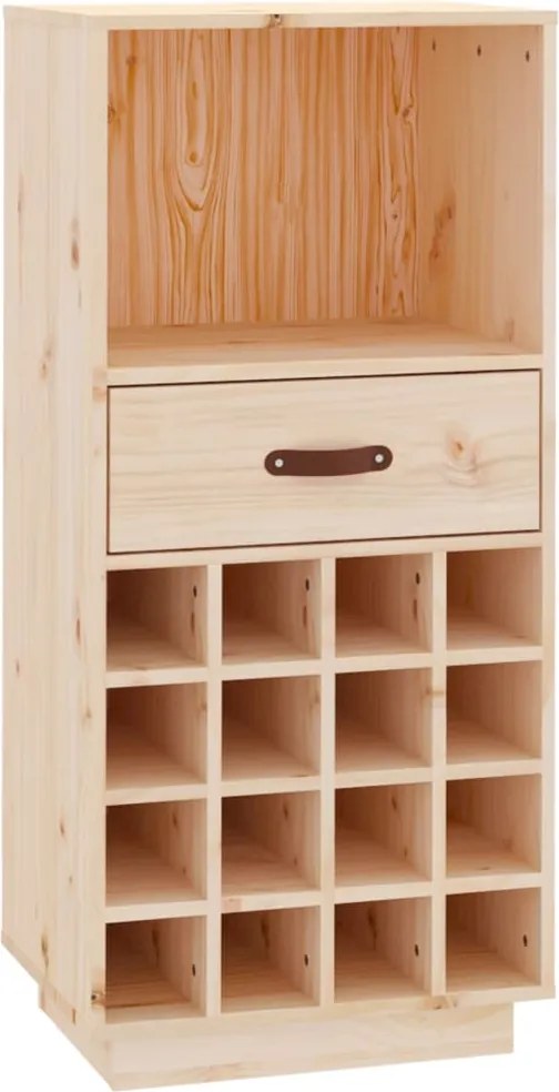 vidaXL Dulap de vinuri, 45x34x100 cm, lemn masiv de pin