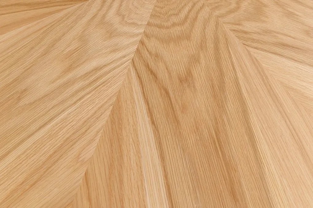 Masa rotunda cu furnir de stejar ATELIER 120cm