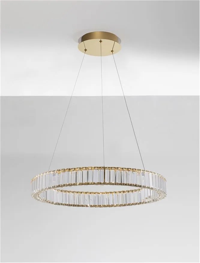 Lustra LED suspendata cristal design elegant AURELIA 40W