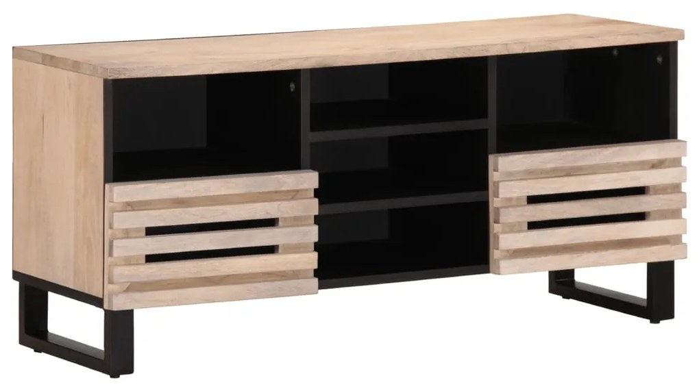 vidaXL Dulap TV, 100x34x46 cm, lemn masiv de mango