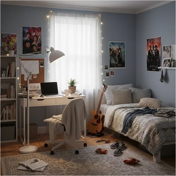 BRILAGI - Lampă de podea flexibilă TASKER 1xE27/60W/230V 157 cm albă