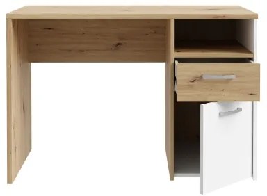 Birou URO, stejar Artisan/alb