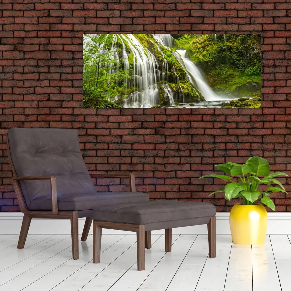 Tablou - Cascada, Wind River Valley (120x50 cm)