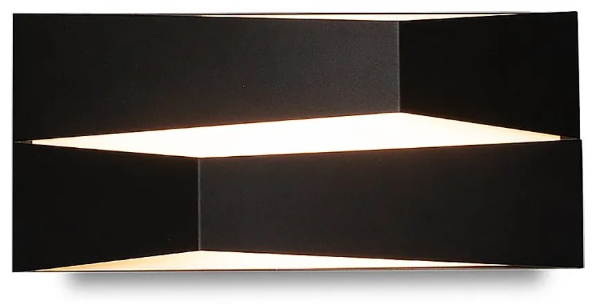 Aplica LED de perete design modern FUJI 10W neagra