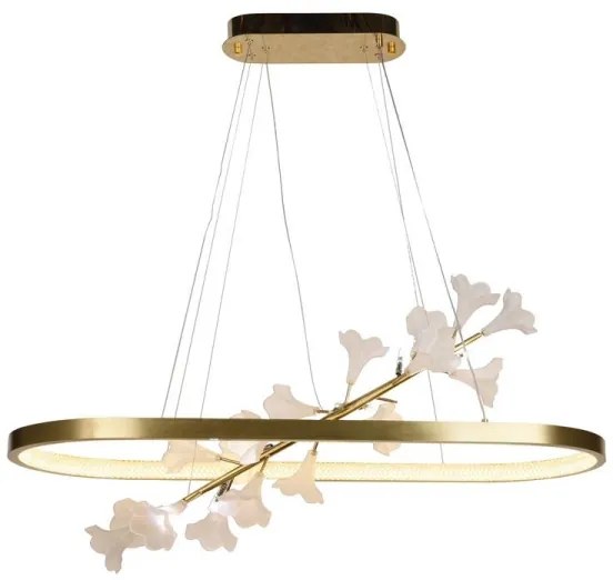 Lustră LED dimabilă pe cablu LED/55W/230V 3000-6500K + telecomandă