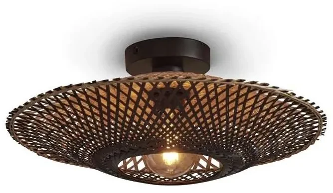 Plafoniera eco din bambus Kalimantan 44cm nat/bl
