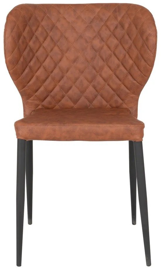Scaune de dining maro coniac 4 buc. Pisa – House Nordic