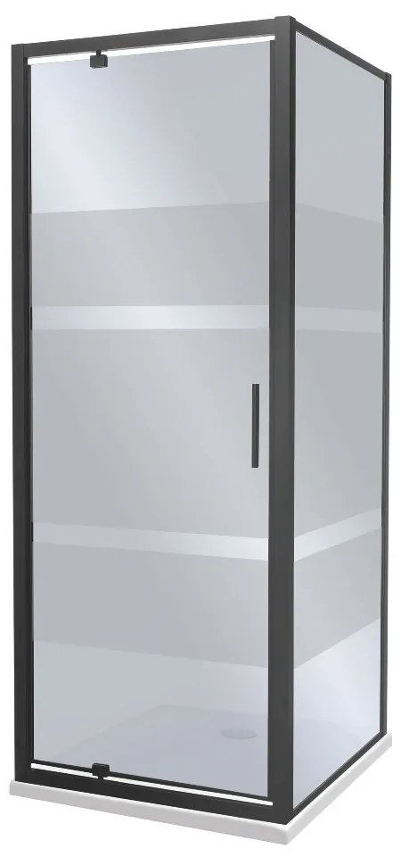 Cabină de duș pătrată Tomar 90x90 cm cu cădiță de duș SLIM