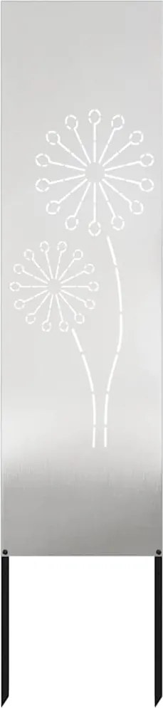 vidaXL Ecran de intimitate pentru grădină Argintiu 32 x 140 cm