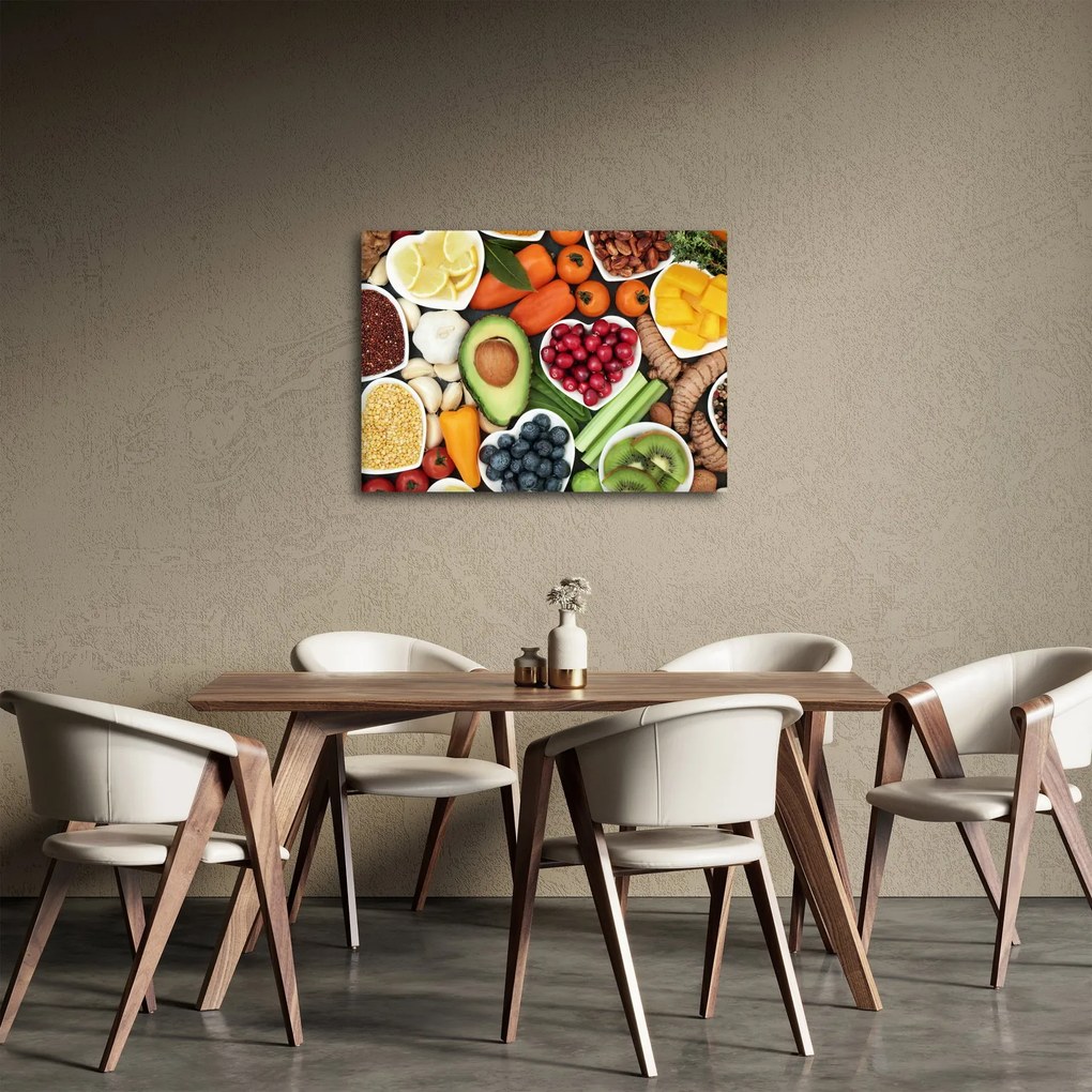 Tablou - Alimente sănătoase (70x50 cm)