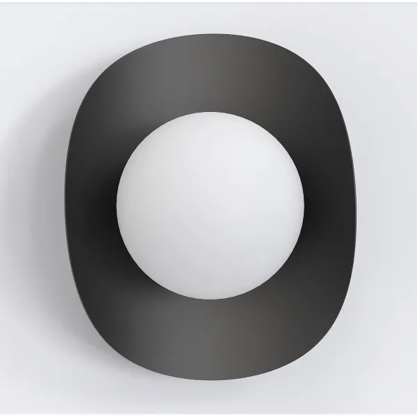 Aplica de perete FIERO 1xG9/8W/230V neagră