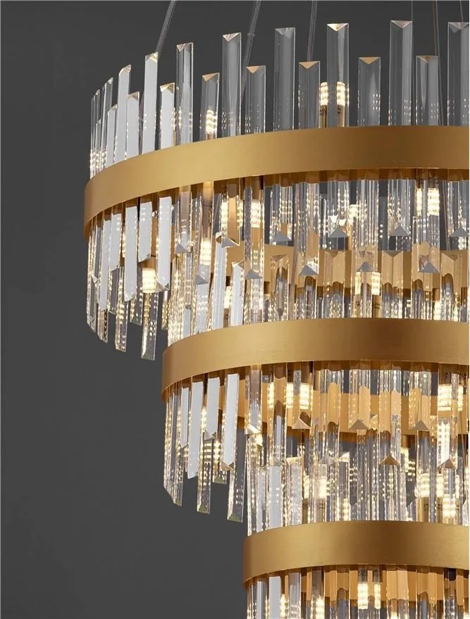 Lustra suspendata eleganta design modern Crown 75cm