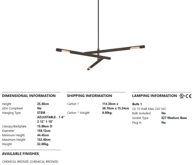 Lustra LUX design elegant, minimalist HENDRIX big