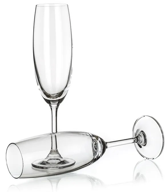 Set pahare şampanie Banquet Crystal Leona 210 ml, 6 buc.