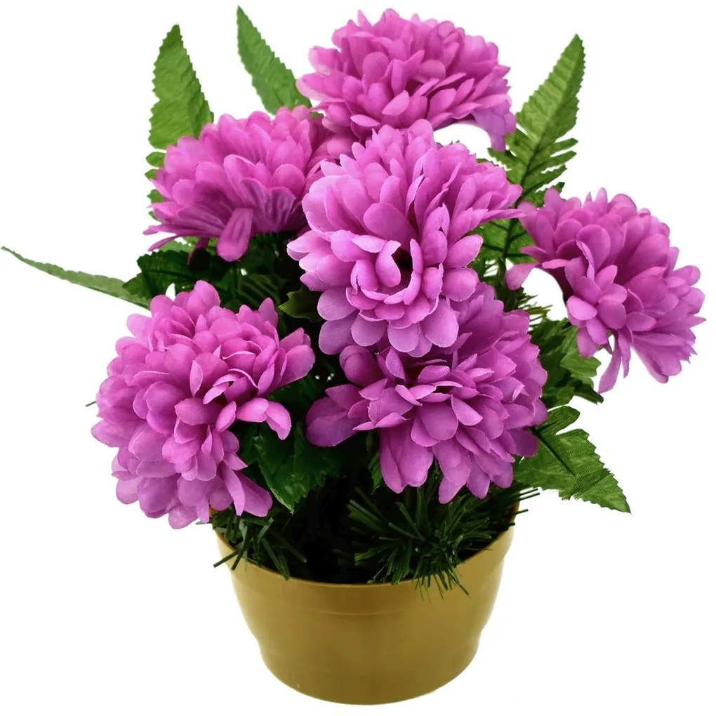 Decorațiune suvenir în castron violet, 22 cm