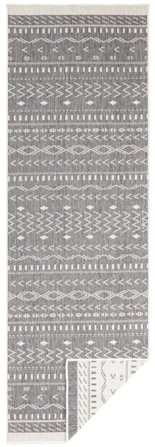 Covor adecvat pentru exterior NORTHRUGS Twin Supreme Mismo, 250 x 80 cm, gri-crem