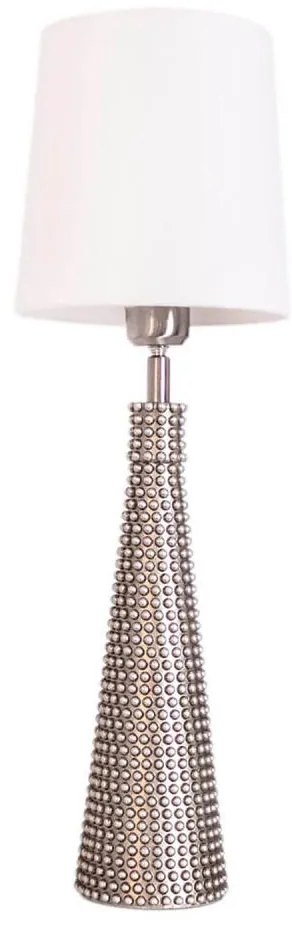 ByRydens 4002090-6508 - Lampă de masă LOFTY 1xE27/5W/230V albă/argintie