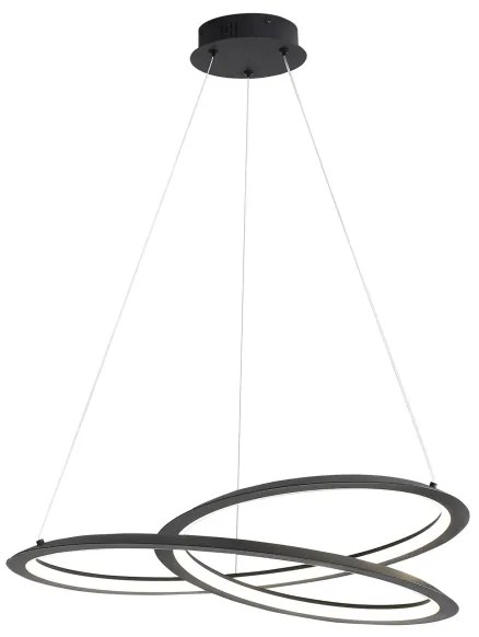 Lustră LED pe cablu TANGO LED/44W/230V 4000K d. 60 cm negru