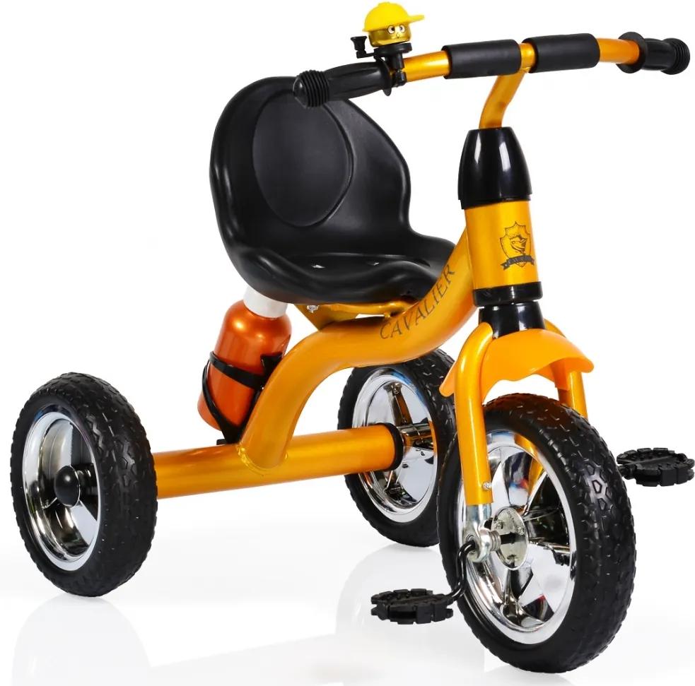 Tricicleta cu roti din cauciuc Byox Cavalier Gold