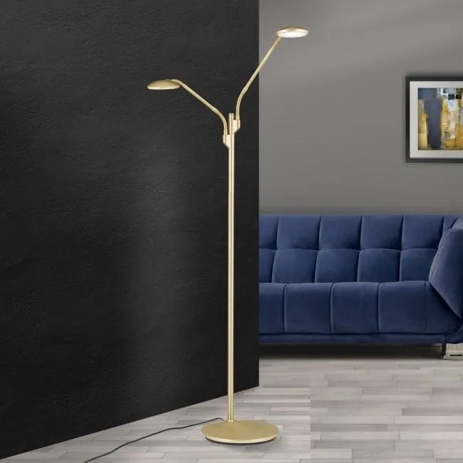 Lampadar LED dimabil stil modern Cobra satin alama