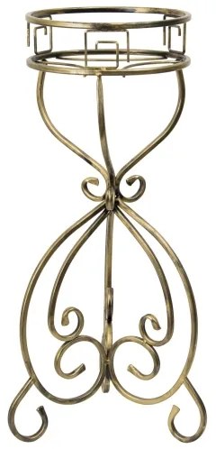 Suport de flori 76x32 cm auriu