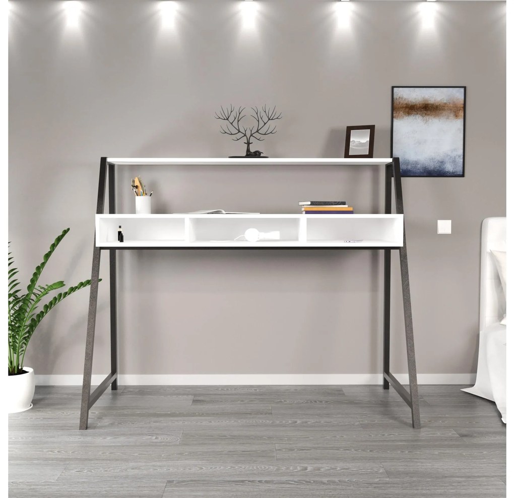 Masă de scris Decorative (alb). 1108014