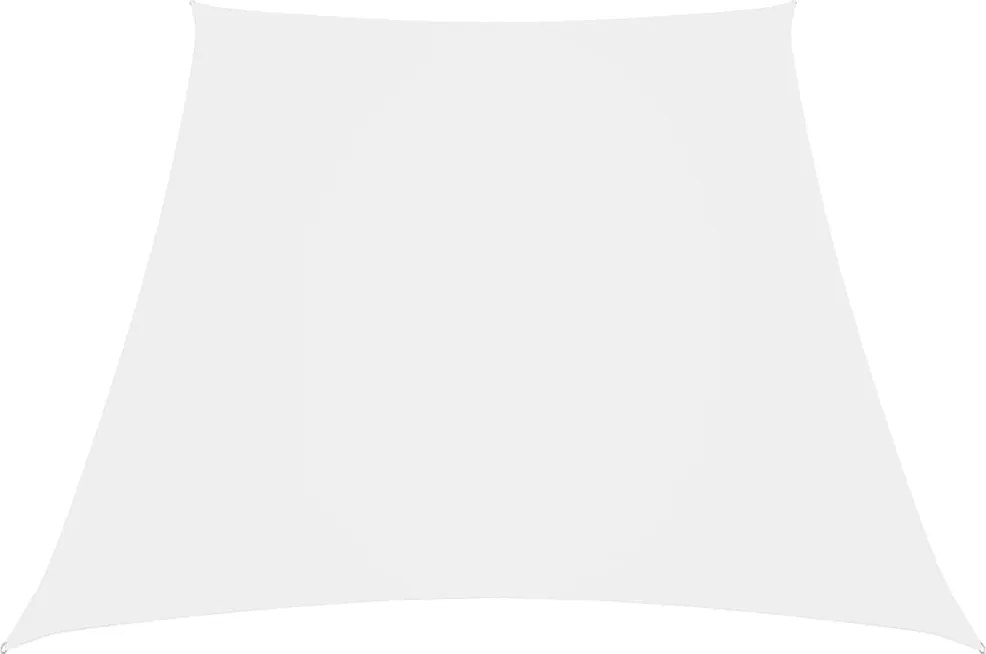 vidaXL Parasolar, alb, 3/5x4 m, țesătură oxford, trapez