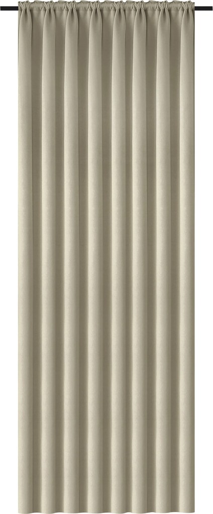 Draperie OXFORD 140x250 cm, bej deschis Agatat: Inele metalice