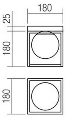 Plafonieră ZODIAC 1xE14/28W/230V Redo 01-3053