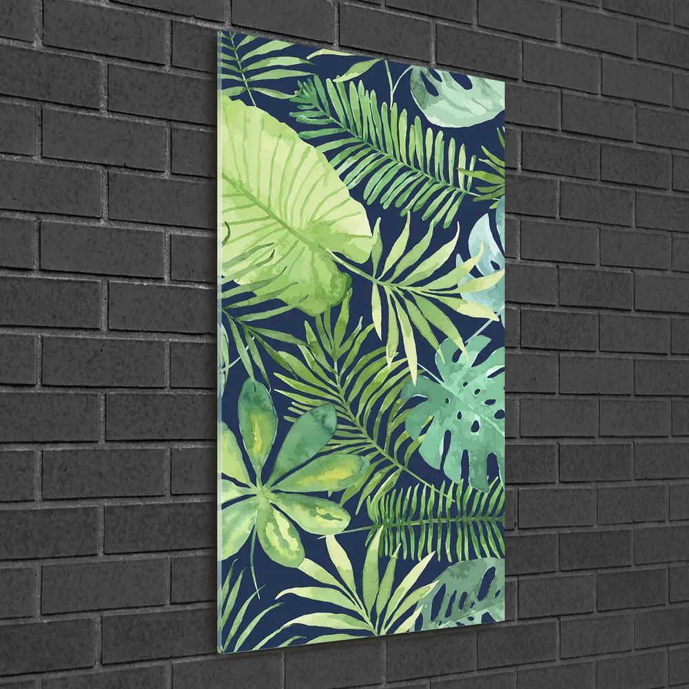 Tablou pe acril Frunze tropicale
