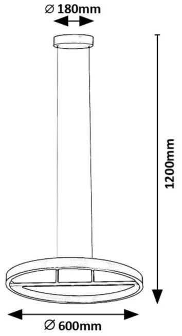 Lustra LED suspendata design modern Thric