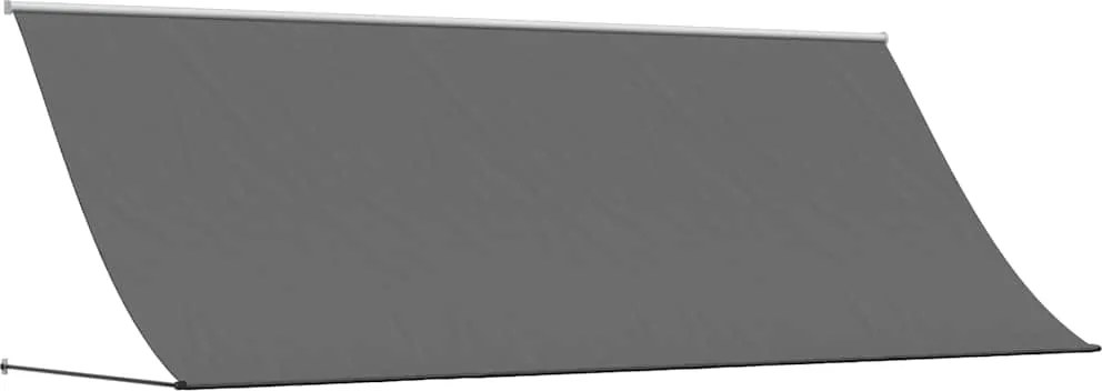 vidaXL Copertină retractabilă, antracit, 350x150 cm, textil și oțel