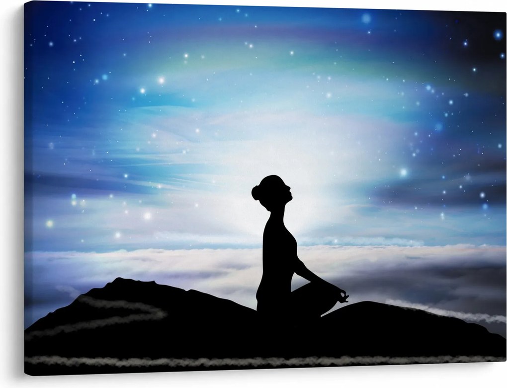 Tablou - Femaia meditând (70x50 cm)